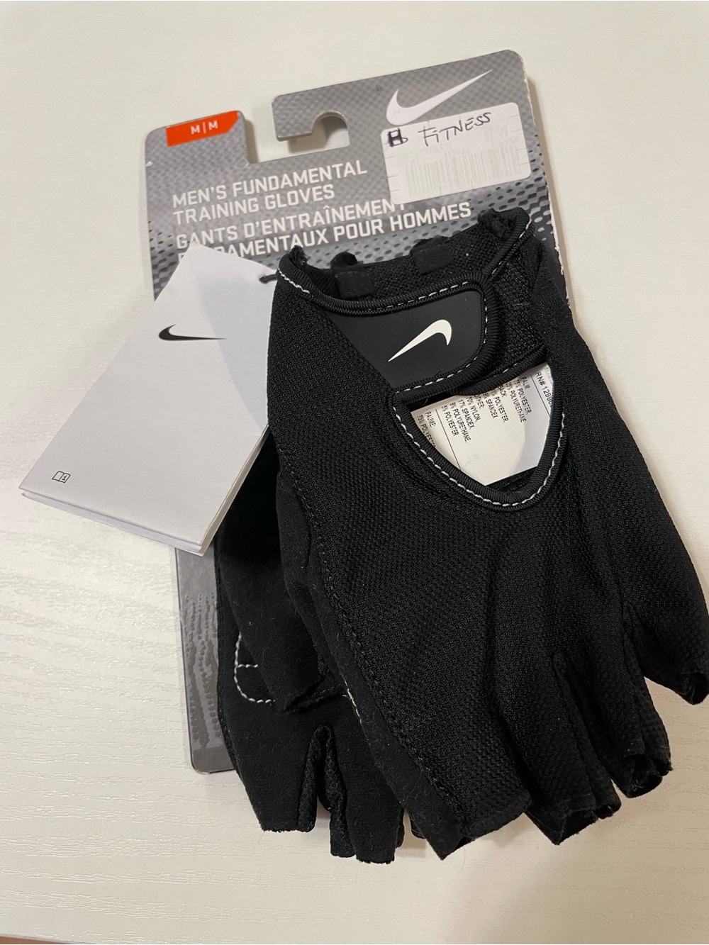 Nike Unisex Fingerless Training Gloves in Black